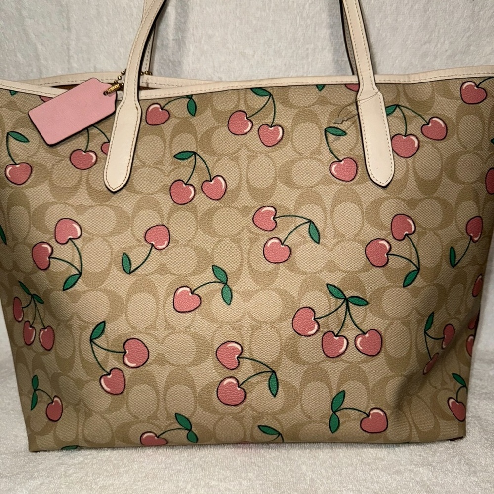 *Used* Cherry Coach Bag